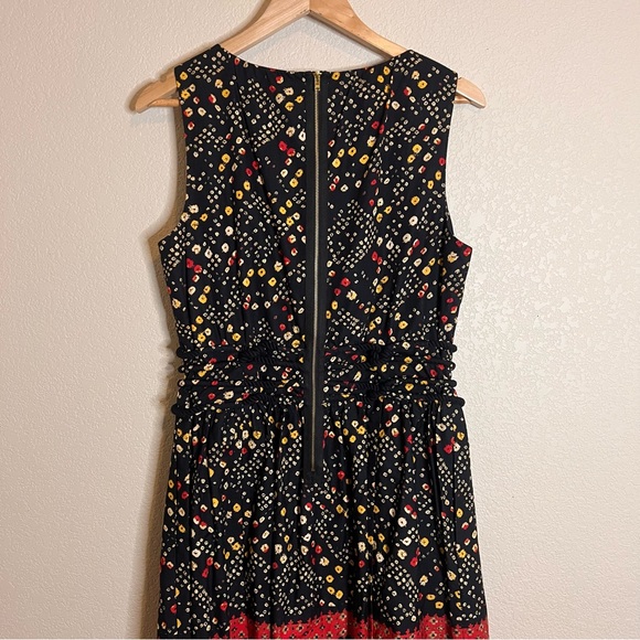 Rachel Roy Fit and Flare Rope Belted Floral Pattern Dress Size 12 - Picture 9 of 11